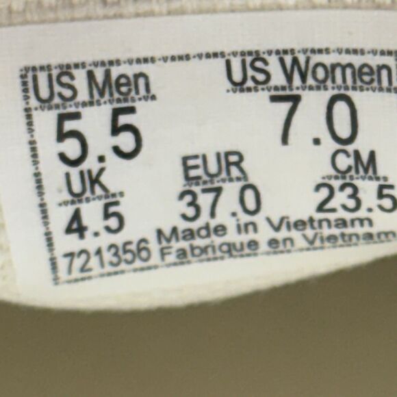 Vans X Karl Jacobs Women's Size 7 Skate Shoes Sneakers Time Traveler Black White - Picture 11 of 11